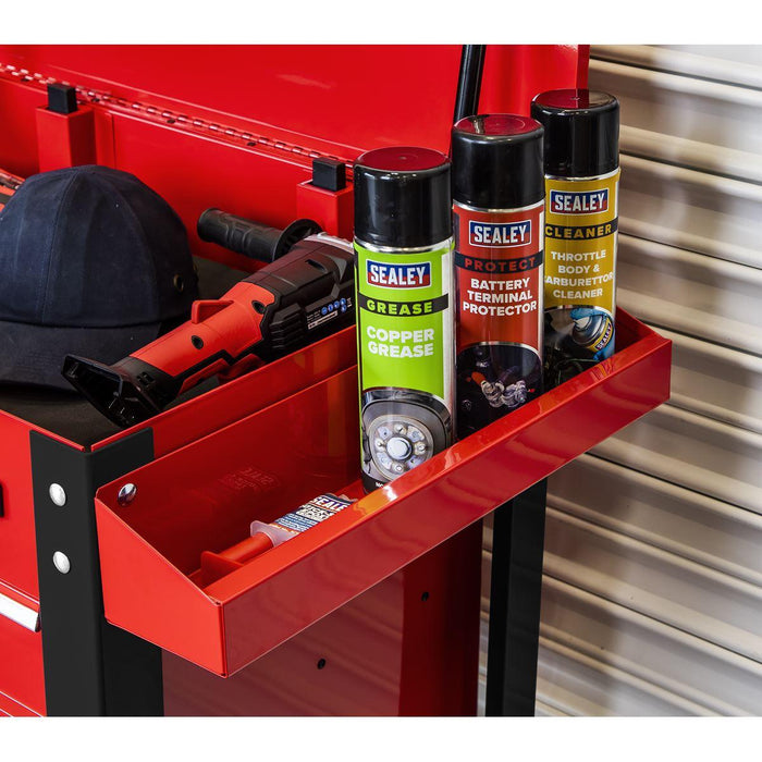 Superline PRO Heavy-Duty Mobile Tool & Parts Trolley 5 Drawers & Lockable Top Superline Pro - Town Tools 