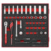 Teng Tools 1/4" Socket Set 6 pt FOAM2 89 Pieces Teng Tools - Town Tools 