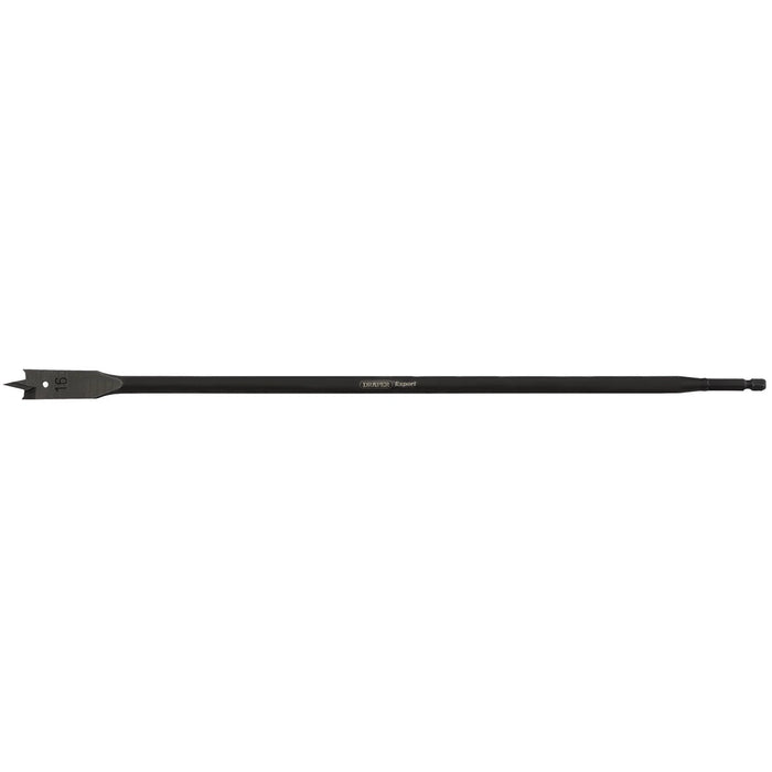 Draper Expert Extra Long Flat Wood Bit, 16 x 405mm - FB102XL