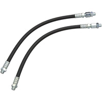 Connect Grease Gun Hose 1/8" BSP Male Ends 300mm 2pc 31252