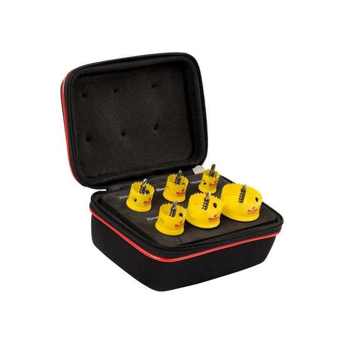 Starrett Cordless Smooth Cut Bi-Metal Holesaw Kit, 6 Piece Starrett - Town Tools