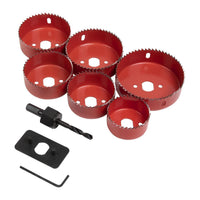 Sealey Downlight Hole Saw Kit 9pc WDLK