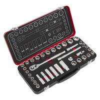 Premier Platinum Metric/Imperial Socket Set 3/8"Sq Drive 37pc