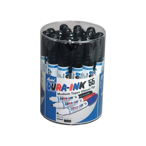 Markal DURA-INK® 55 Medium Taper Marker Black (Tub 20) Markal - Town Tools