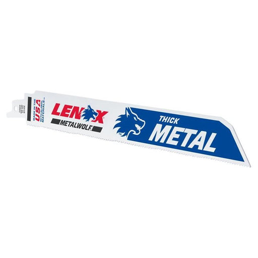 Lenox MetalWolf Wave Edge Reciprocating Saw Blade 229 x 25 x 1.1mm 14 TPI (Pack 5) LENOX - Town Tools
