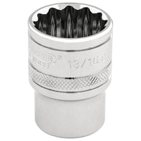 Draper HI-TORQ 12 Point Socket, 3/8" Sq. Dr., 13/16" 49482