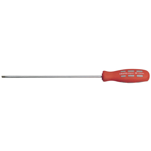 Draper Expert Plain Slot Parallel Tip Mechanics Screwdriver, 150 x 3.2mm (Sold