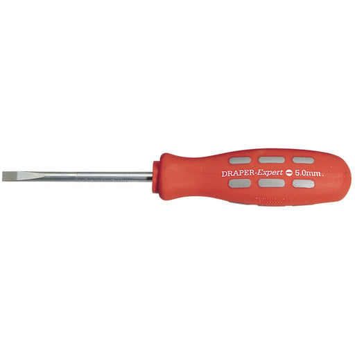 Draper Expert Plain Slot Parallel Tip Mechanics Screwdriver, 75 x 5mm (Sold