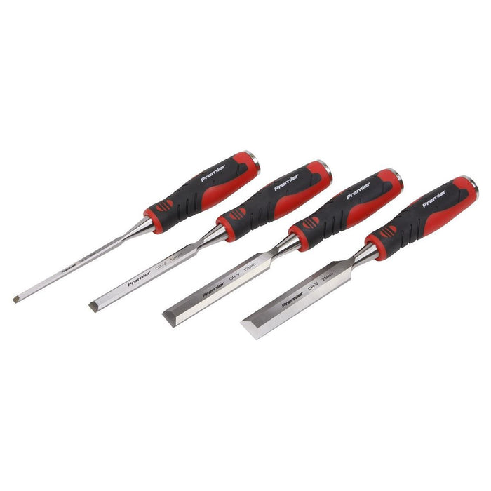 Sealey Hammer-Thru Wood Chisel 4pc Set AK9239 Sealey - Town Tools 