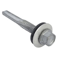 Forgefix TechFast Hex Head Roofing Screw Self-Drill Heavy Section 5.5 x 38mm Pack 100