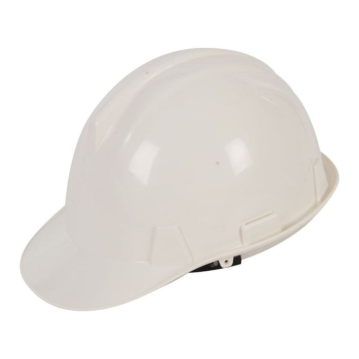 Silverline Safety Hard Hat White Silverline - Town Tools 