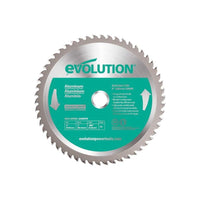 Evolution Aluminium Cutting Mitre Saw Blade 230 x 25.4mm x 80T