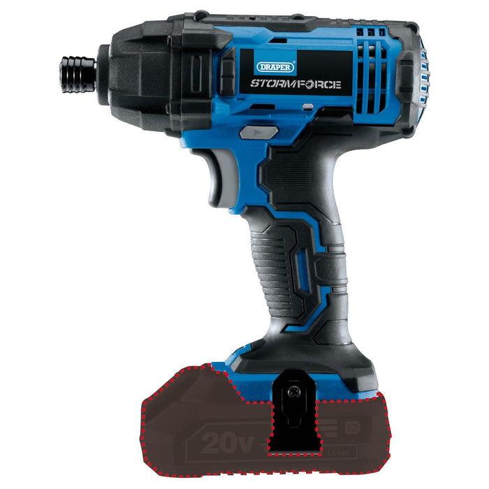 Draper Storm Force 20V Cordless Impact Driver (Sold Bare) 89520 Draper - Town Tools 