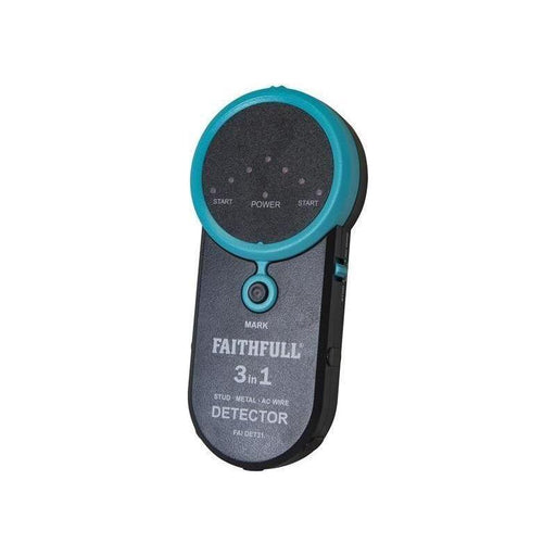 Faithfull 3-in-1 Detector Stud Metal & Live Wire Faithfull - Town Tools