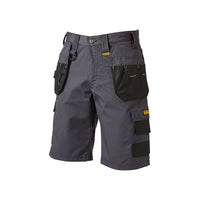 Dewalt Power Tools Cheverley Lightweight Grey Polycotton Shorts Waist 34in