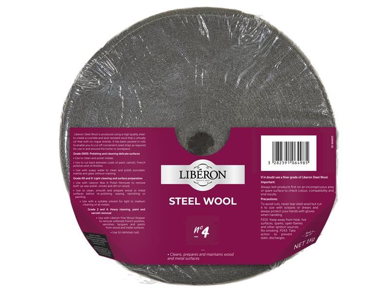 Liberon Steel Wool Grade 4 1kg Liberon - Town Tools