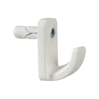 Plasplugs White Single Hollow Door Hook Pack of 1
