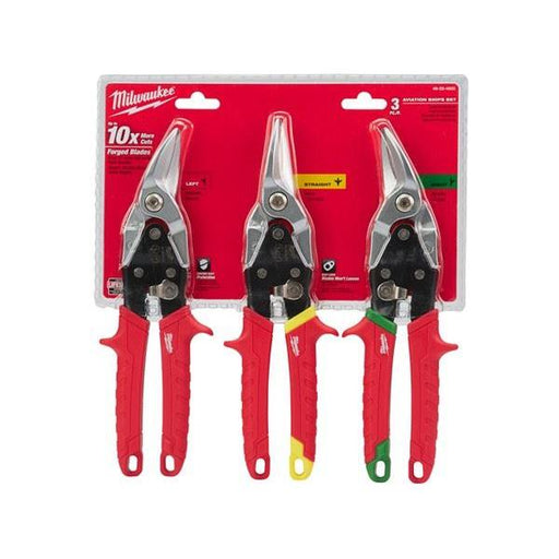 Milwaukee Metal Snips Set (3pc) Milwaukee - Town Tools 