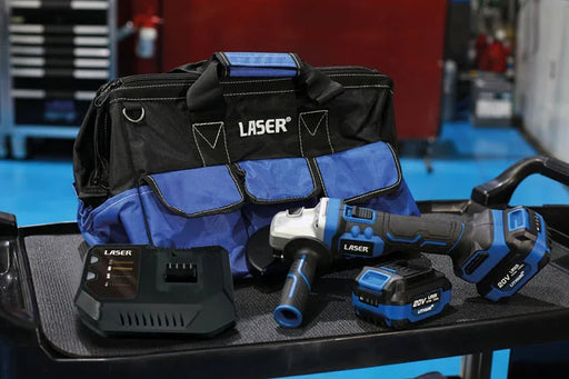 Laser Tools Cordless Angle Grinder 20V Kit - PL