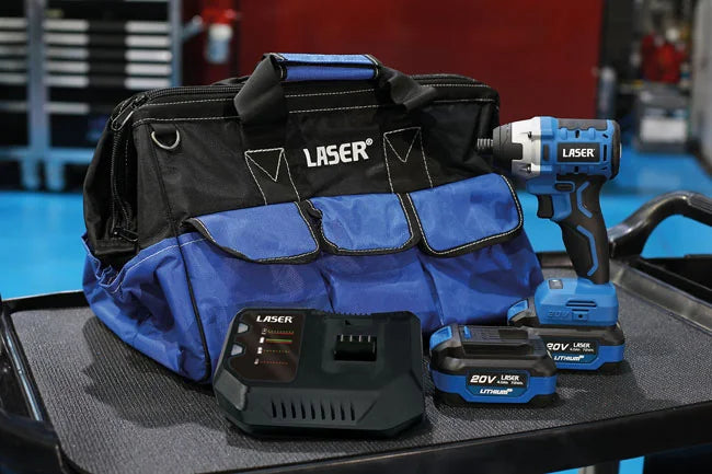 Laser Tools Cordless Impact Screwdriver 20V Kit - PL