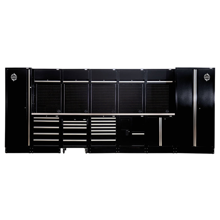 Draper BUNKER Modular Storage Combo with Stainless Steel Worktop (25 Piece) Draper - Town Tools 