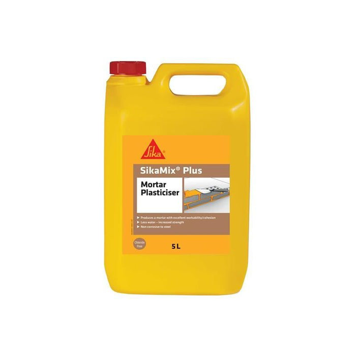 Everbuild Sika Sikamix Plus 5 litre Everbuild Sika - Town Tools