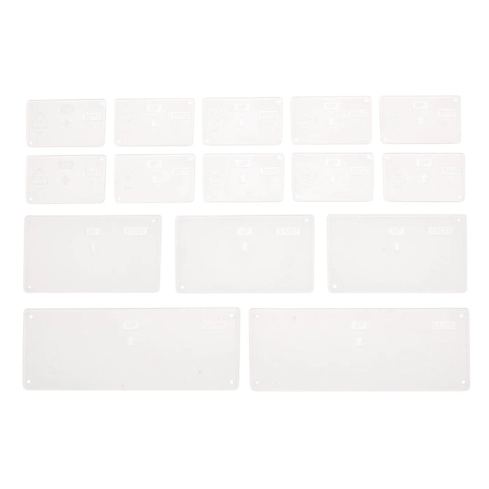 Draper Expert Assorted Plastic Draw Dividers (Pack of 16) - AQC 131681