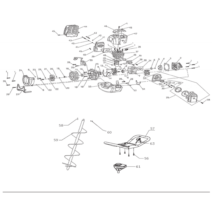 Draper Oil Tank Assembly MPN YGPAUG52-B-52