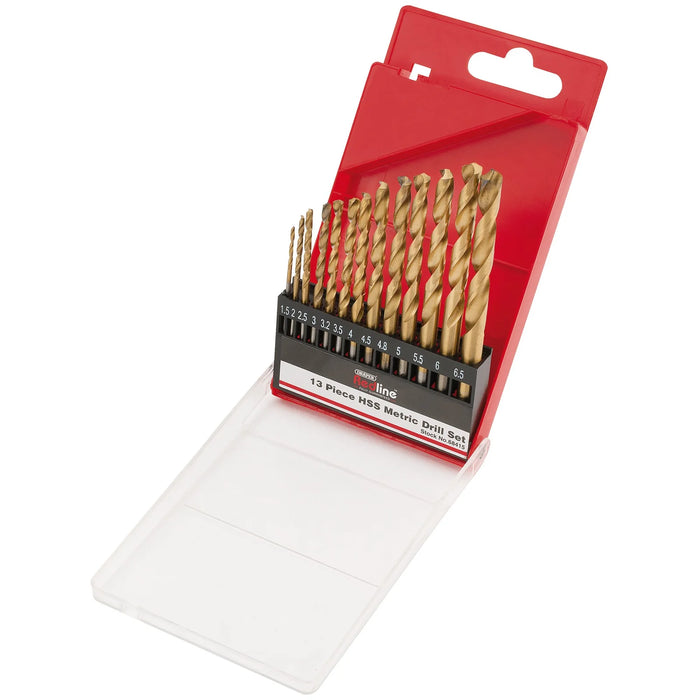 Draper HSS Metric Twist Drill Set (13 Piece) - D13MMA