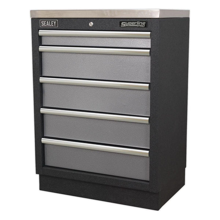 Sealey Modular 5 Drawer Cabinet 680mm APMS59 Sealey - Town Tools 