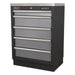 Sealey Modular 5 Drawer Cabinet 680mm APMS59 Sealey - Town Tools 