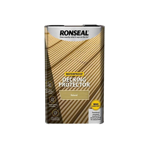 Ronseal Decking Protector Natural 5 litre Ronseal - Town Tools