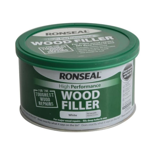 Ronseal High-Performance Wood Filler White 275g Ronseal - Town Tools