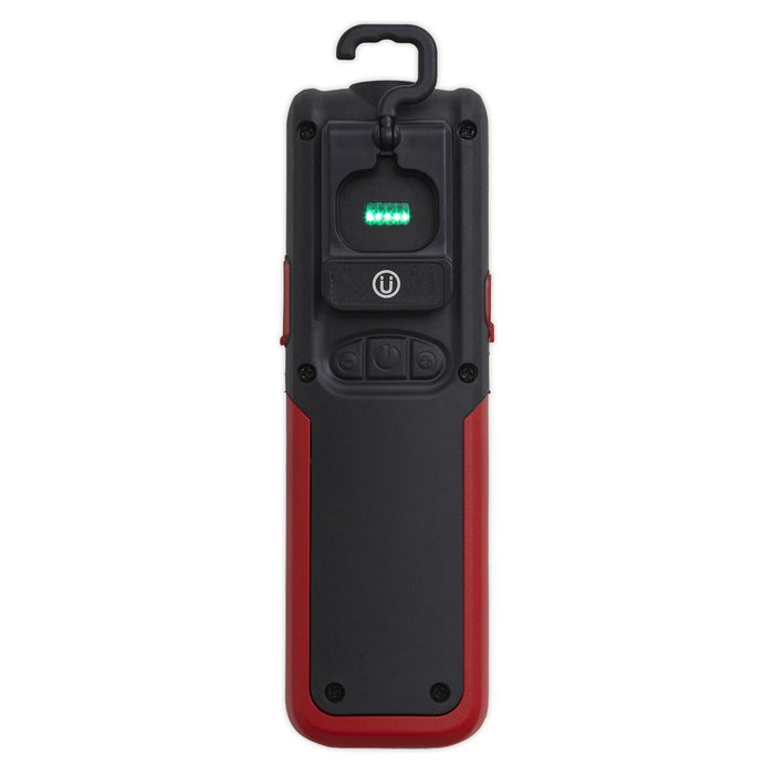 Sealey Rechargeable Inspection Light 5W COB & 3W SMD LED with Power Bank Red Sealey - Town Tools 