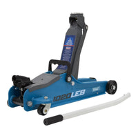 Sealey Low Profile Short Chassis Trolley Jack 2 Tonne - Blue 1020LEB