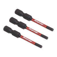 Sealey Hex 3mm Impact Power Tool Bits 50mm 3pc AK8236