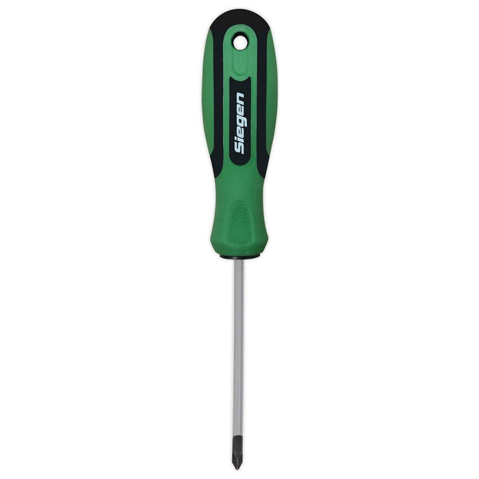 Sealey Screwdriver Pozi #2 x 100mm S01186 Siegen by Sealey - Town Tools 