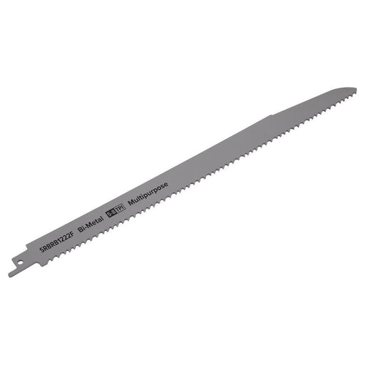 Sealey Reciprocating Saw Blade Multipurpose 300mm 5-8tpi Pack of 5 SRBRB1222F Sealey - Town Tools 