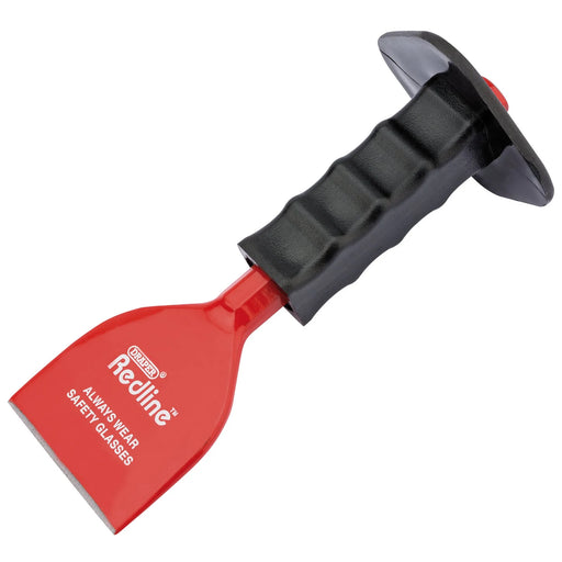 Draper Redline® Brick Bolster with Hand Guard, 75 x 220mm - RL-BD6G