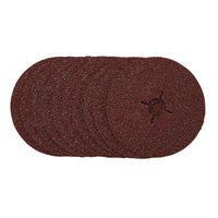 Draper Fibre Sanding Discs, , 24 Grit, (Pack of 10) 115-125mm