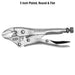 Teng Tools Curved Jaw Power Grip Plier 125mm Teng Tools - Town Tools 