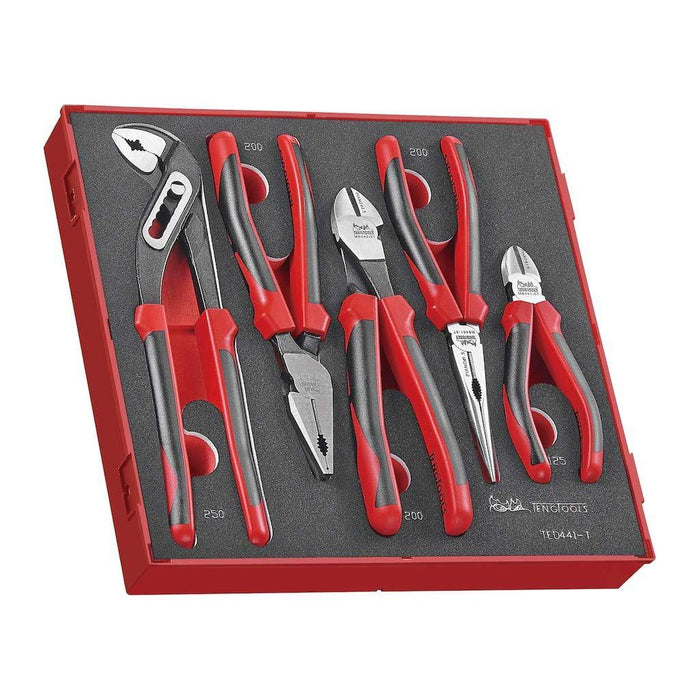 Teng Tools Plier Set TPR Grip FOAM2 5 Pieces Teng Tools - Town Tools 