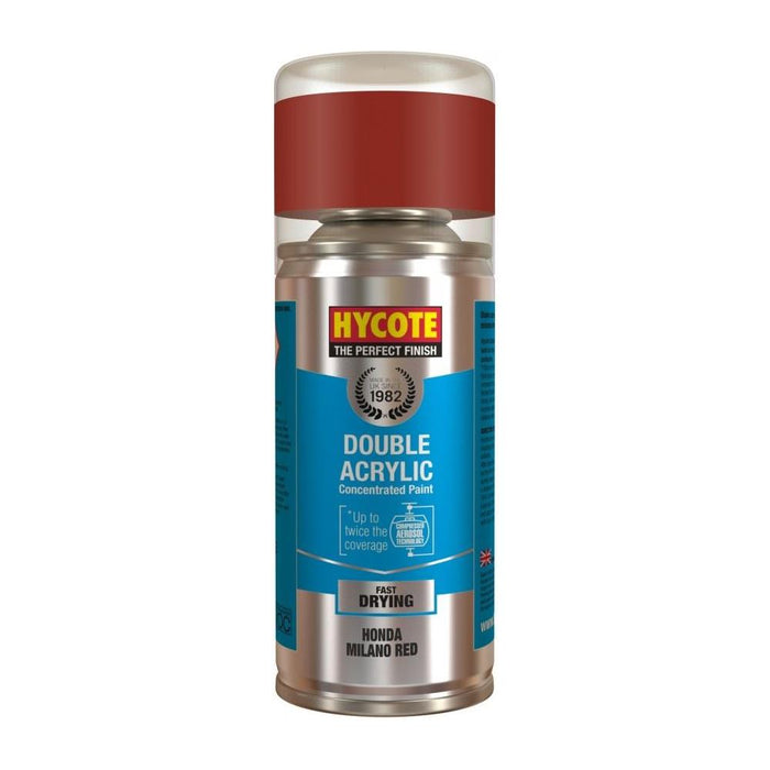 2x Hycote Aerosol Paint for Honda Milano Red 150ml Hycote - Town Tools 