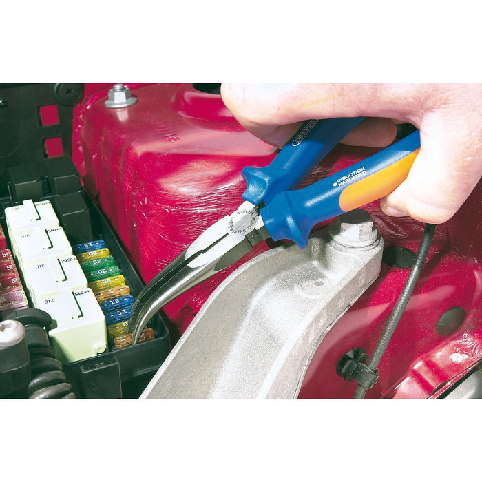 Draper Expert Heavy Duty Soft Grip Bent Nose Pliers, 200mm - 36BNBN