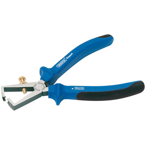 Draper Expert Heavy Duty Soft Grip Wire Stripping Pliers, 150mm - 79BSUN - image 1
