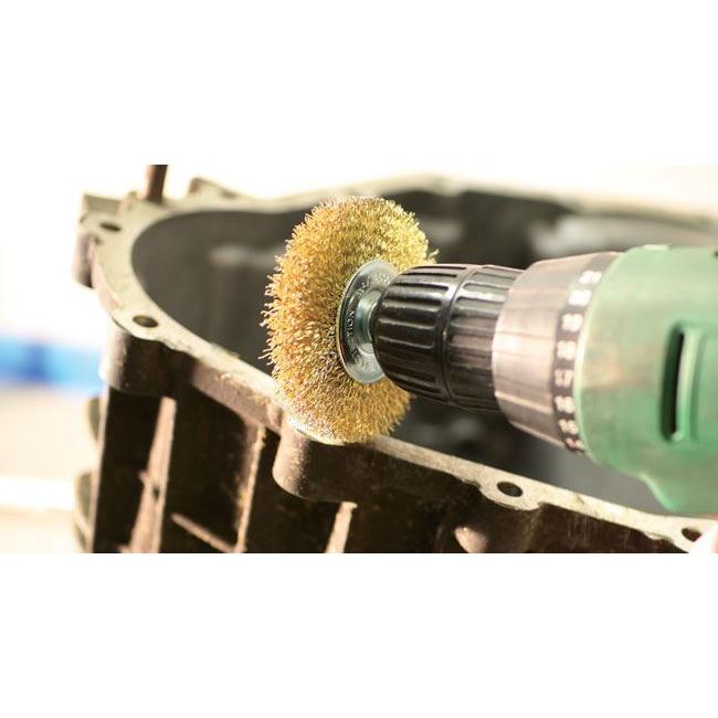 Laser Flat Brush with Quick Chuck 75mm 3146 Laser - Town Tools 