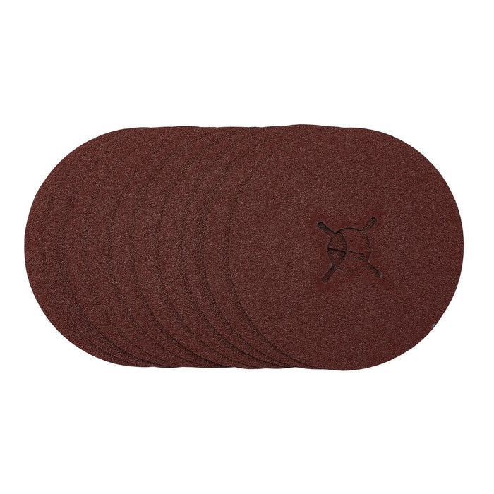 Draper Fibre Sanding Discs, , 60 Grit, (Pack of 10) 115-125mm