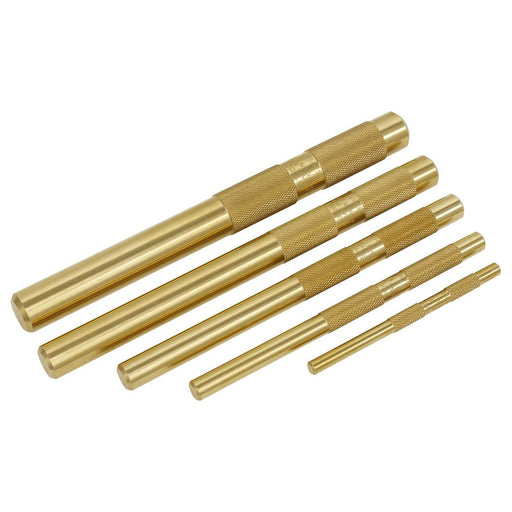 Sealey Brass Punch Set 5pc AKB05 Sealey - Town Tools 