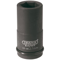 Draper HI-TORQ 6 Point Deep Impact Socket, 3/4" Sq. Dr., 27mm 71908