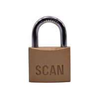 Scan Brass Padlock 40mm Keyed Alike Pack of 2